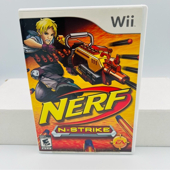 Nintendo Other - Nintendo Wii Nerf N-Strike Game Complete with Manual